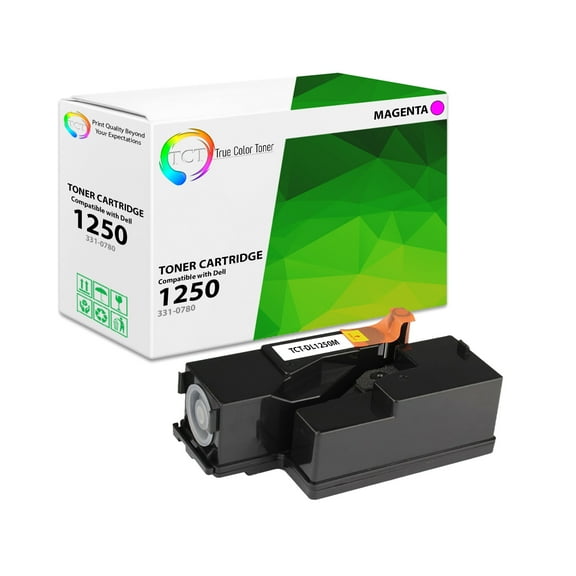 TCT 1250 Magenta Toner Cartridge - Premium Compatible Replacement for Dell 331-0780 Magenta