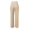 thumbnail image 5 of Sngxgn Women's Casual Loose Wide Leg Cozy Pants Sweatpants Comfy Drawstring High Waisted(Khaki,XXL), 5 of 5