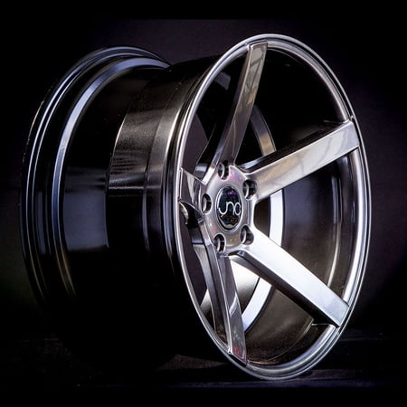 For 20x8.5 inch (1 Single Wheel Only) JNC Wheels - 20" JNC026 Hyper Black Rim - 5x112 JNC Wheels-37178353356