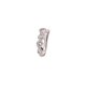 thumbnail image 1 of Pendientes de diamantes falsos estilo europeo y americano con clip de hueso de oreja de diamante en forma de fila, clip de oreja de cruz de onda de circonita sin orejas perforadas, 1 of 6