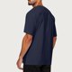 thumbnail image 5 of pstuiky camisetas de manga corta para hombre, Camiseta/camiseta informal de manga corta con cuello redondo y abertura en el dobladillo para hombre, color liso, a la moda ropa de hombre s, 5 of 8