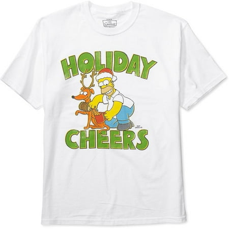 The Simpsons - Men's Holiday Cheers Tee