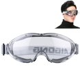 thumbnail image 4 of Eigraketly Gafas a prueba de polvo, antivaho, viento, arena, gris, gafas transpirables para ciclismo, gafas de soldadura, gafas protectoras a prueba de monoculares Negro Eigraketly OD010663-02, 4 of 6