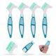 thumbnail image 3 of EeaseMX 4 piezas 1 juego de cepillos portátiles para limpieza de dentaduras postizas de doble cabezal, 3 of 7