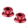 thumbnail image 1 of Écrou de Moyeux 4 Pcs/ensemble M10 Pliant à Pignon Fixe Moyeux de Roue de Vélo Vis d'Axe Rouge, 1 of 8