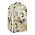 thumbnail image 2 of HELLHERO Univesal Kitchen Blender Dust Cover with Protects Blenders Processors Polyester Mixer Cover Rooster Sunflower, 2 of 6