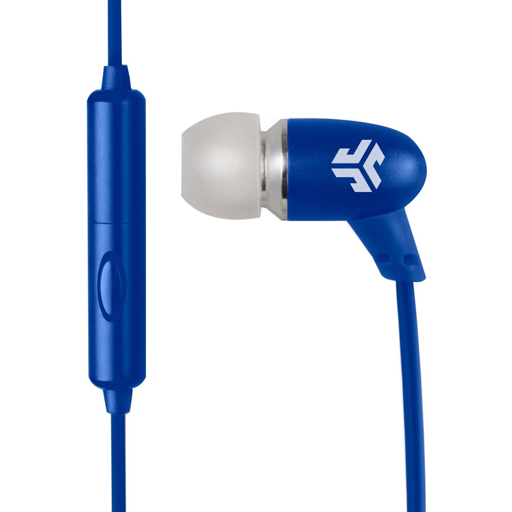 JLab Audio Comfort Petite Earbuds with Universal Mic Blue Walmart