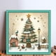 thumbnail image 2 of Kit Punto Cruz Con Navidad Hilo Algodón Ecológico Bordado 11CT 50x50cm, 2 of 9