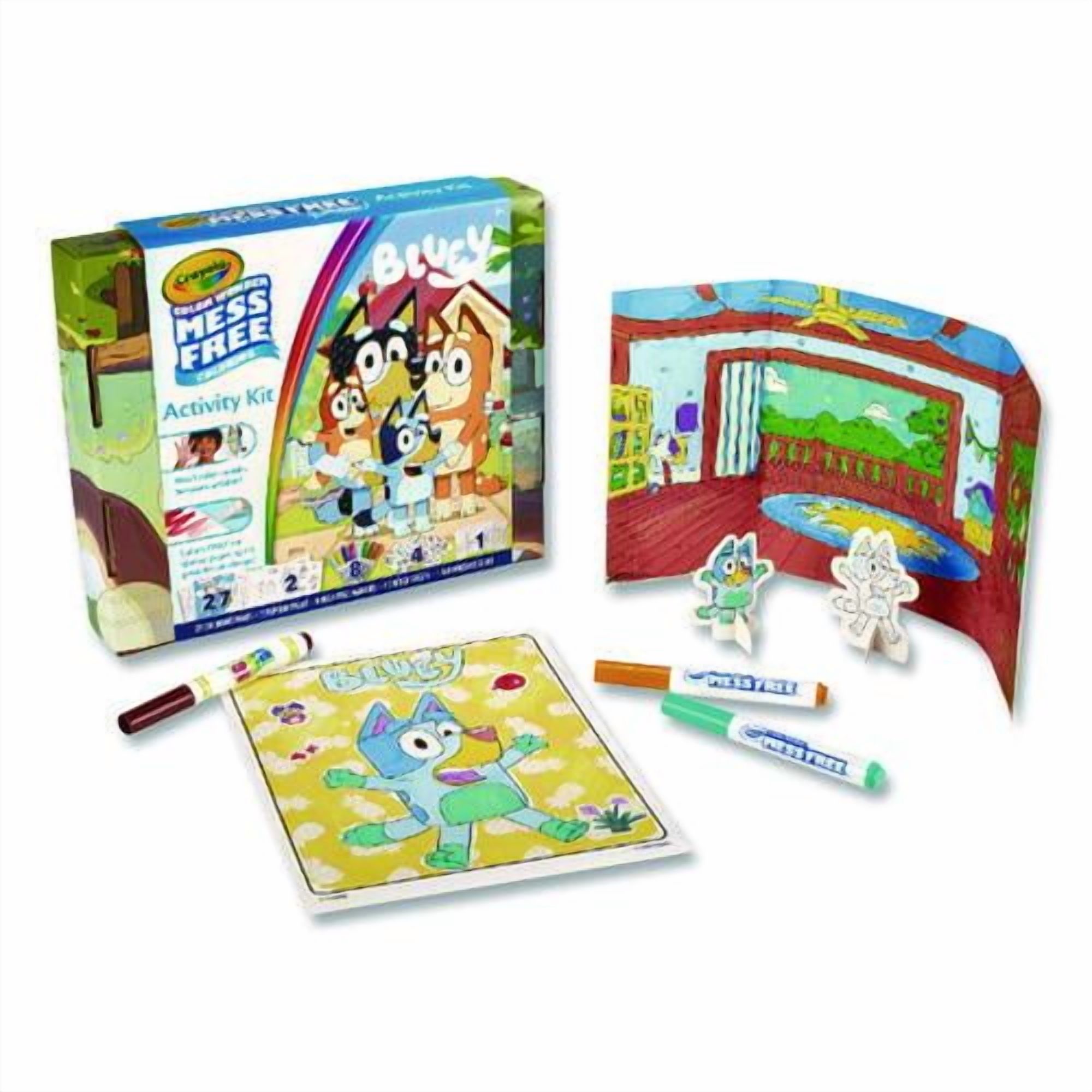 Bluey Color Wonder Activity Kit, Includes Eight Markers, Ages 3 and Up, 10 x 8 Sheets, 27 Pages | Bundle of 5