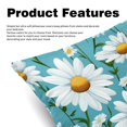 thumbnail image 2 of Daisy Throw Pillow Inserts Set Covers of 2 Decorative Velvet Throw Pillows with Unique Patterns - 16x16, 18x18, 20x20 Inches for Home Decor and Gifts, 2 of 6