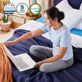 thumbnail image 5 of Sleep Innovations Gel Memory Foam Mattress Topper, King, 3 inch, Cool Comfort, 5 of 8