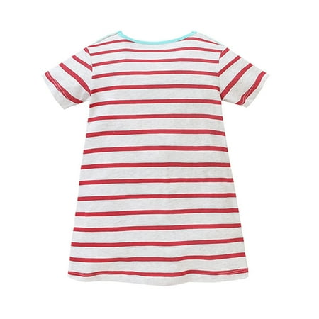 

Fsqjgq Girls Clothing Toddler Baby Girl Clothes Summer Baby Girls Princess Short Sleeve Dress Size 18M Black