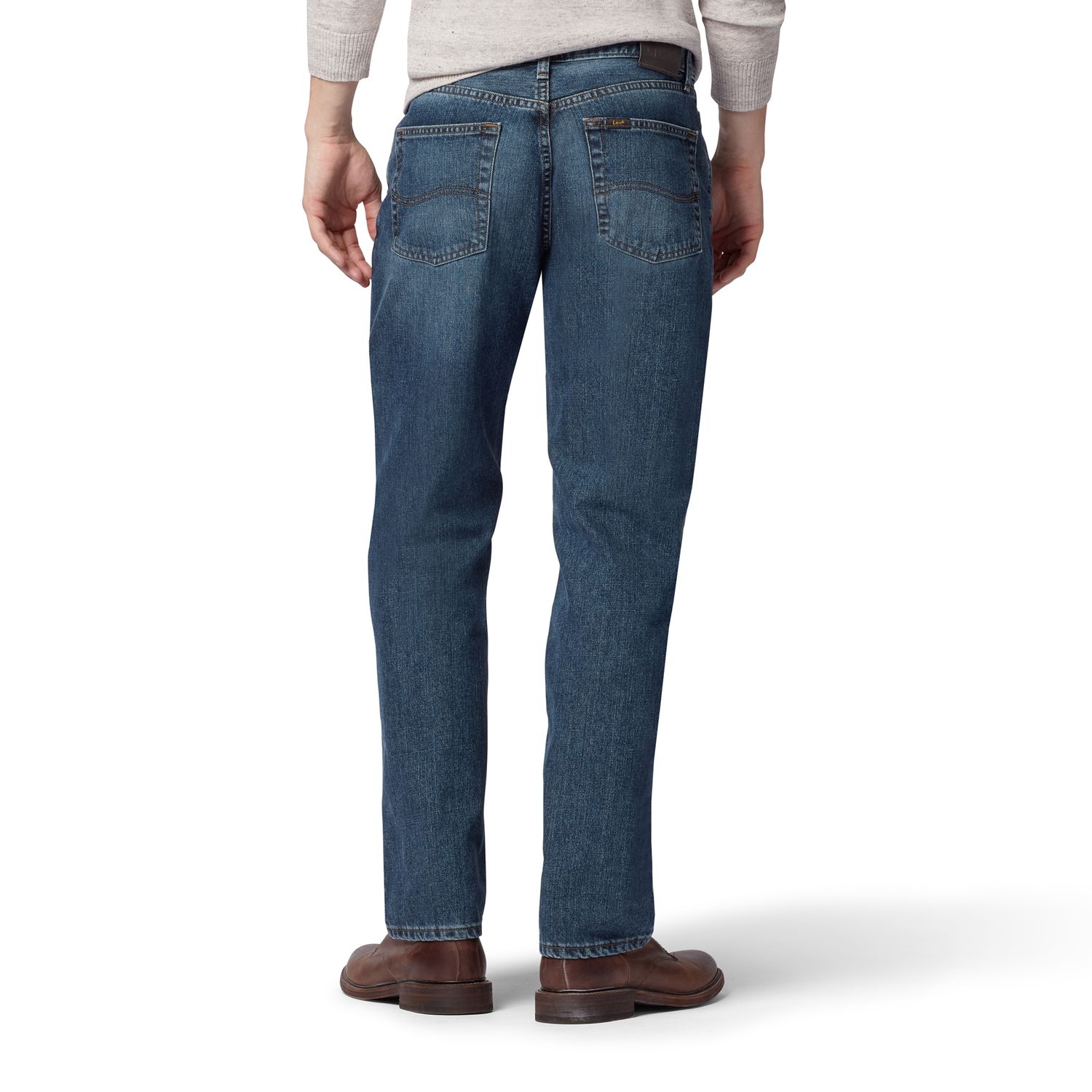 Lee Men's Relaxed Fit Straight Leg Jeans