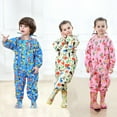 thumbnail image 1 of One Piece Fashion Childrens One Piece Relective Cartoon Coverall Rain Hooded Raincoat, 1 of 8