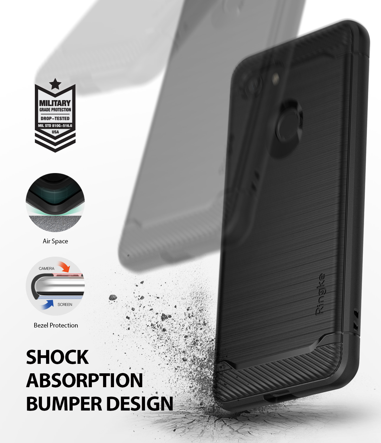 Ringke Onyx Case Compatible with Google Pixel 3, Tough Rugged TPU Heavy Duty Protective Cover - Lilac Purple - image 4 of 6