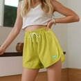 thumbnail image 2 of Gubotare Girls Shorts Girls Summer Casual Shorts Stretch Mid to High Rise Waist Shorts (Green,Size 2-3 Years), 2 of 5
