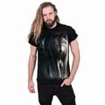 thumbnail image 3 of Spiral Direct Gothic FROM DARKNESS - T-Shirt Black |Wolf|Dream Catcher|Native American, 3 of 3