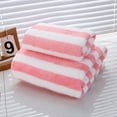 thumbnail image 4 of Oggfader Bath Towel Sets Sale Velvet Absorbent Bath Towels For Adults Face Towel Bath Towel Set Soft Comfortable Bathroom Towel Set Highly Absorbent Soft Bathroom Towels Set Pink, 4 of 6