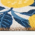thumbnail image 4 of Mainstays by Becky G. & Alejandra Coir Outdoor Mat, Lemon & Blue, 18" x 30", 4 of 10