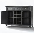 thumbnail image 1 of Crosley Cambridge 3 Tiroirs Vin Buffet en Noir, 1 of 6