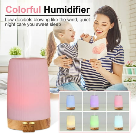 

NIUREDLTD humidifier colorful Aromatherapy grain humidifier 100ML wood Humidifier
