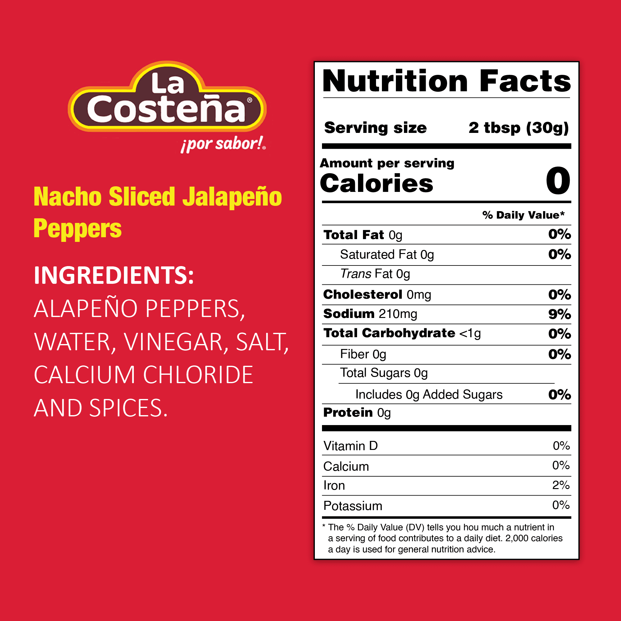 (5 pack) La Costeña Pickled Nacho Jalapeno Slices, 15.5 oz