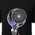thumbnail image 5 of Hauts d'Été pour Femmes 2023 Mode Femmes Carillons Décontractés Lune Col Rond T-shirt Manches Courtes, 5 of 5