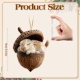 thumbnail image 3 of Animal Christmas Tree Ornaments, Cute Woodland Wildlife Ornaments Funny Forest Animal Hanging Ornaments for Christmas Tree Decorations Fall Holiday Home Decor, 3 of 6