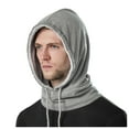 thumbnail image 4 of Men Winter Outdoor Riding Headgear Cold-Proof Ski Cap Warm Bib Face Mask Integrated Cold-Proof Hood Hat, 4 of 4