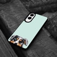 thumbnail image 4 of WIRESTER Shockproof Soft Rubber Cover Case for Samsung Galaxy S25 Edge 6.7 inch 2025, Merle Aussie Australian Shepherd Dog On Aero Blue Background, 4 of 5