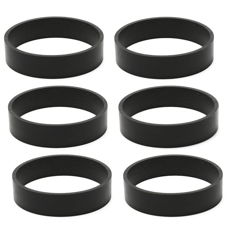 NICERE Vacuum Cleaner Replacements 1PC Vacuum Cleaner Knurled Belts Fit for Kirby All Generation G3 G4 G5 G6 Black