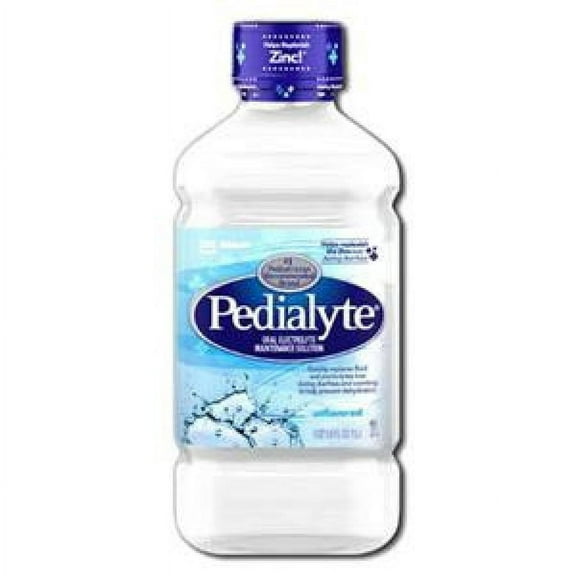 Pedialyte Electrolyte Solution, Unflavored, 1 Liter Bottle