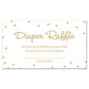 MyExpression.com 48 cnt Twinkle Twinkle Little Star Diaper Raffles (Gold Color on White) MyExpression.com 48 cnt Twinkle Twinkle Little Star Diaper Raffles (Gold Color on White) MyExpression.com 48 cn