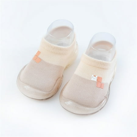 

Hunpta Toddler Shoes Infant Boys Girls Animal Cartoon Socks Shoes Toddler Fleece WarmThe Floor Socks Non Slip Prewalker Shoes