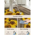 thumbnail image 5 of Rustic Area Rug for Bedroom 3x5 Ft Sunflowers Wood Grain Texture Pastoral Vintage Super Soft fuzzy Throw Rug Non-Slip Fluffy Plush Indoor Floor Carpet for Living Room Nursery Home Decor, 5 of 8