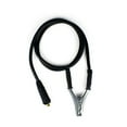 thumbnail image 3 of Pinzas para soldar de cobre con cable de 1.5m - Juego de pinza porta electrodo y pinza de tierra, capacidad 300A, color negro/plateado, incluye 2 piezas., 3 of 6