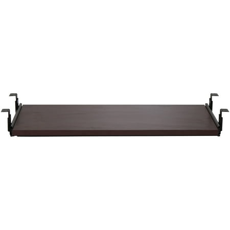 Locking Keyboard Tray - Lorell, LLR87523, Mahogany Laminate Keyboard Tray, 1, Mahogany