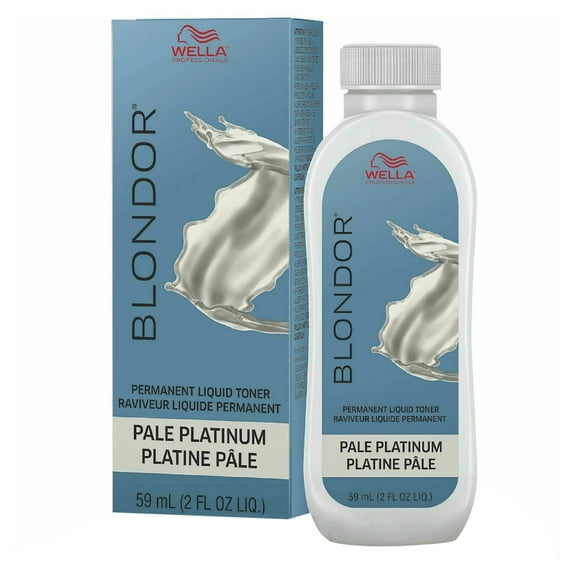 Wella Blonder Permanent Liquid Toner - Pale Platinum 2oz…