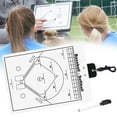 thumbnail image 1 of Colaxi Coaching Boards Coaches Marker Whiteboard Portable Professional Game Training Tool Training Equipment Practice Board Strategy Baseball, 1 of 8
