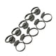 thumbnail image 5 of 10 piezas de bronce ajustable brillo diy ajustes en blanco pegamento en la bandeja de 14 mm negro SM SunniMix Anillos, 5 of 8