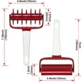 thumbnail image 6 of Yirtree 2 Pieces Pizza Dough Roller and Docker Set, Pastry Pizza Pie Roller Rolling Pins and Time-Saver Pizza Dough Docker(Docker+Roller), 6 of 8