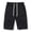 Black, variant on Big Mens Cargo Shorts Running Clothes for Men Elastic Waist Breathable Regular Fit Men Shorts Casual with Pockets Streetwear Beach for Pool and Party S-3XL