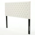 thumbnail image 6 of DUOSONG Bierman Ivory Fabric Bed Headboard, Off-White, 6 of 9