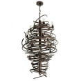 thumbnail image 4 of Meyda Tiffany 117475 Centric 18 Light 30" Wide Taper Candle Style Chandelier - Copper Vein, 4 of 5