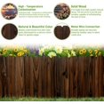 thumbnail image 3 of Wood Garden Edging - 11.8" H X 47" L Sturdy Natural Landscape Border for Flower Beds, Yard, Pathway (4 Packs), 3 of 6