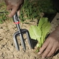 thumbnail image 3 of Horticultural Three Tine Hand Fork – Durable Quenched Steel Gardening Tool with Rust Protection, Reinforced Frame, Fiber Handle, Ideal for Weeding, Planting, and Flower Arrangements, 3 of 5