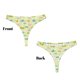 thumbnail image 3 of Balery Armadillo Floral Tangas de Algodón para Mujer con Estampado – Ropa Interior Sexy, Transpirable, G-string-XX-Large, 3 of 6