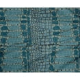 thumbnail image 4 of oneOone Polyester Lycra Dusty Teal Blue Fabric Crocodile Animal Skin Diy Clothing Quilting Fabric Print Fabric By Yard 56 Inch Wide, 4 of 4