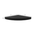 thumbnail image 2 of Mainstays 9.5" Black Corner Shelves, Set of 2, 2 of 8