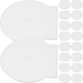 thumbnail image 3 of 20pcs Reusable CD Boxes Clear CD Case CD Packing Box CD Carrier for Home, 3 of 8